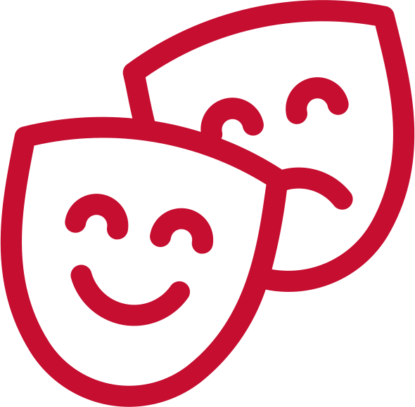 Профессиоанальные актеры Дед Мороз и Снегурочка в Нью-Йорке