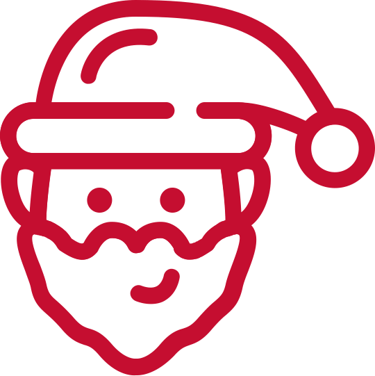 Профессиональные актеры Дед Мороз и Снегурочка в Нью-Йорке